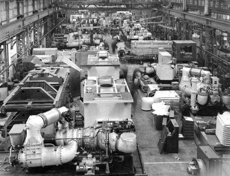 Ruston Gas Turbines assembly Shop 1935 